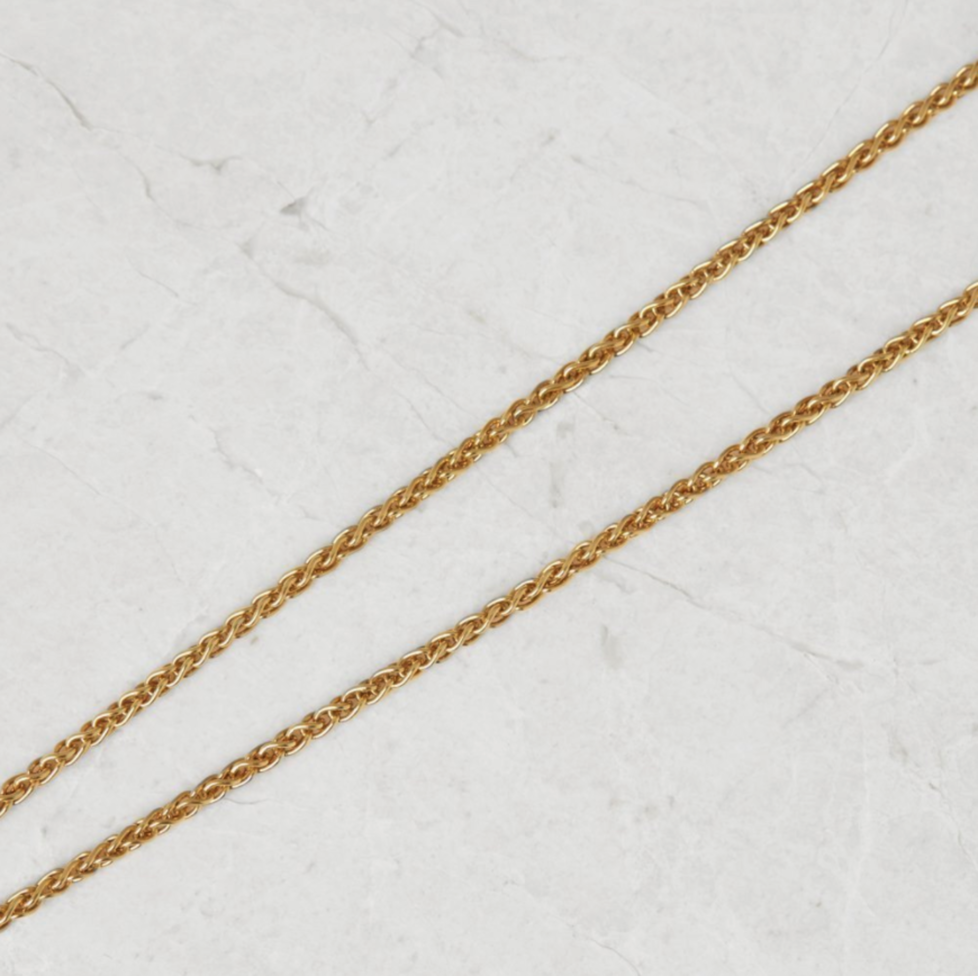 Chopard 18k Yellow Gold Happy Diamonds Necklace - Image 2 of 9