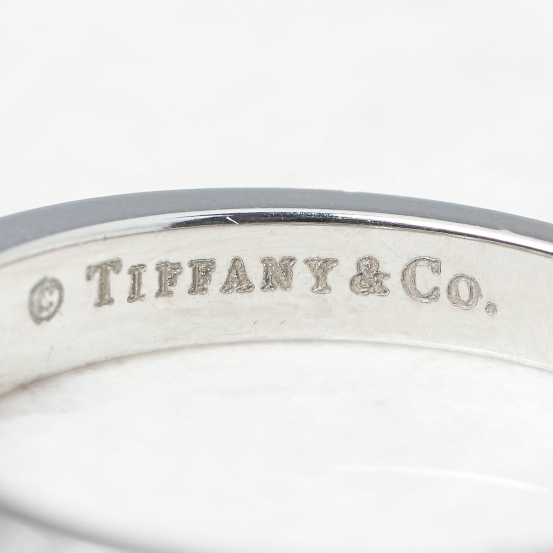 Tiffany & Co. Platinum 0.60ct Diamond Half Eternity Ring - Image 6 of 15