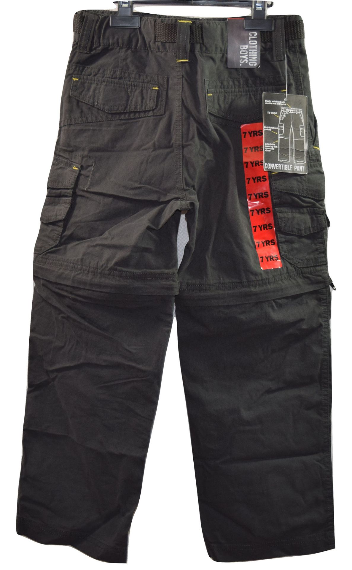 4 x Brand New Boy's BC Clothing Convertible Pants RRP £64