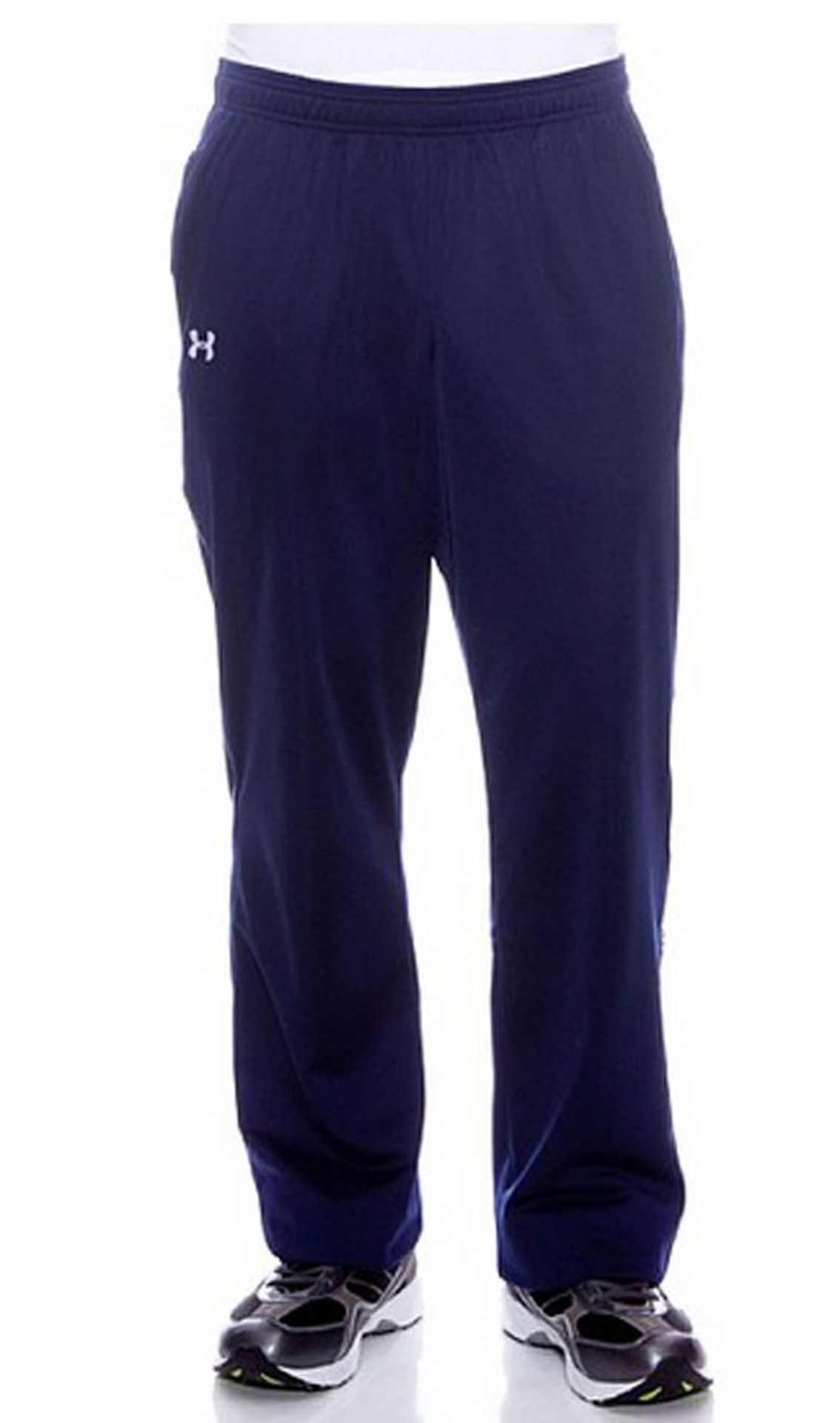 Brand New Men's Under Armour Small Blue UA Strength Track Men's Trousers RRP £40