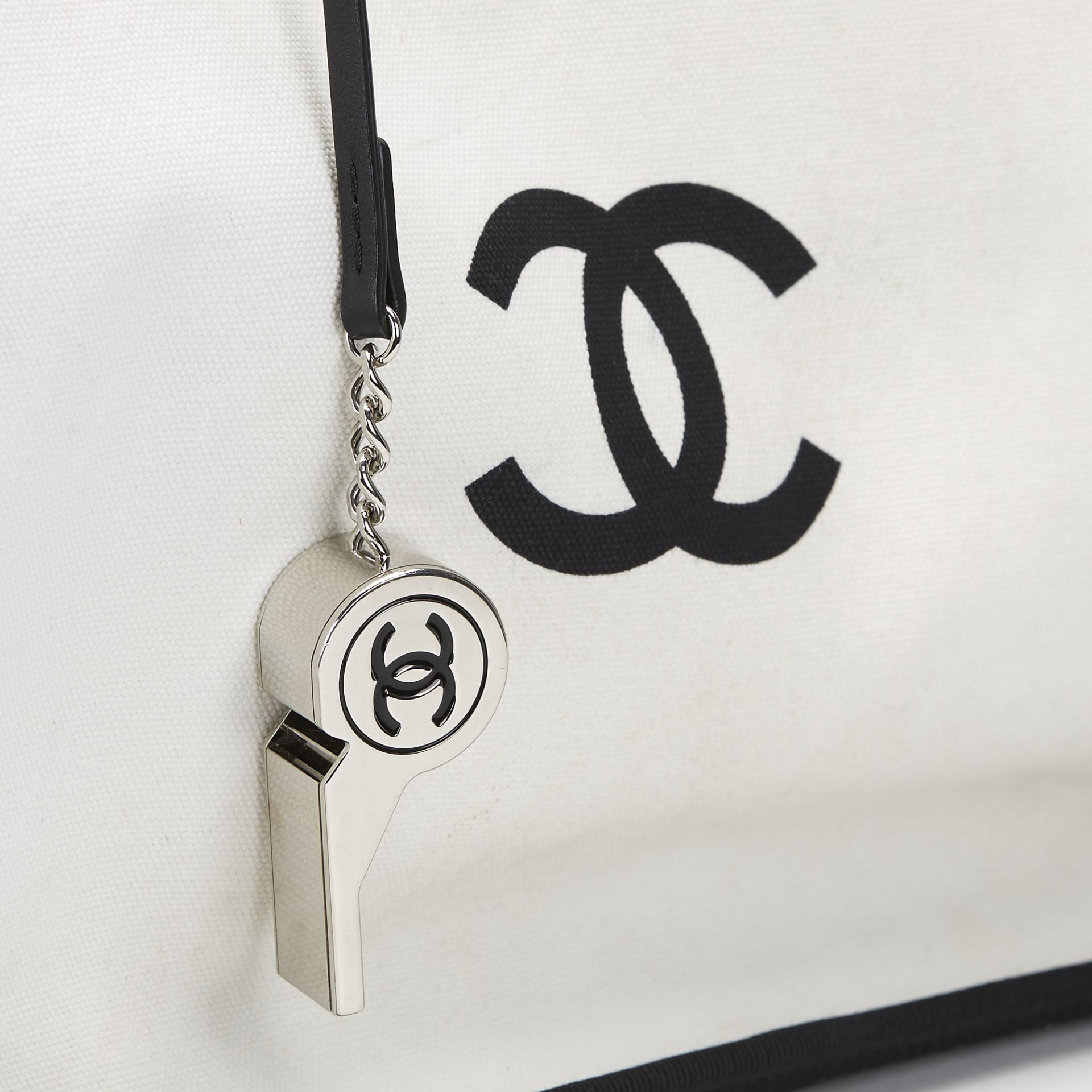 Chanel Ladies First Shopper Tote - Image 4 of 5
