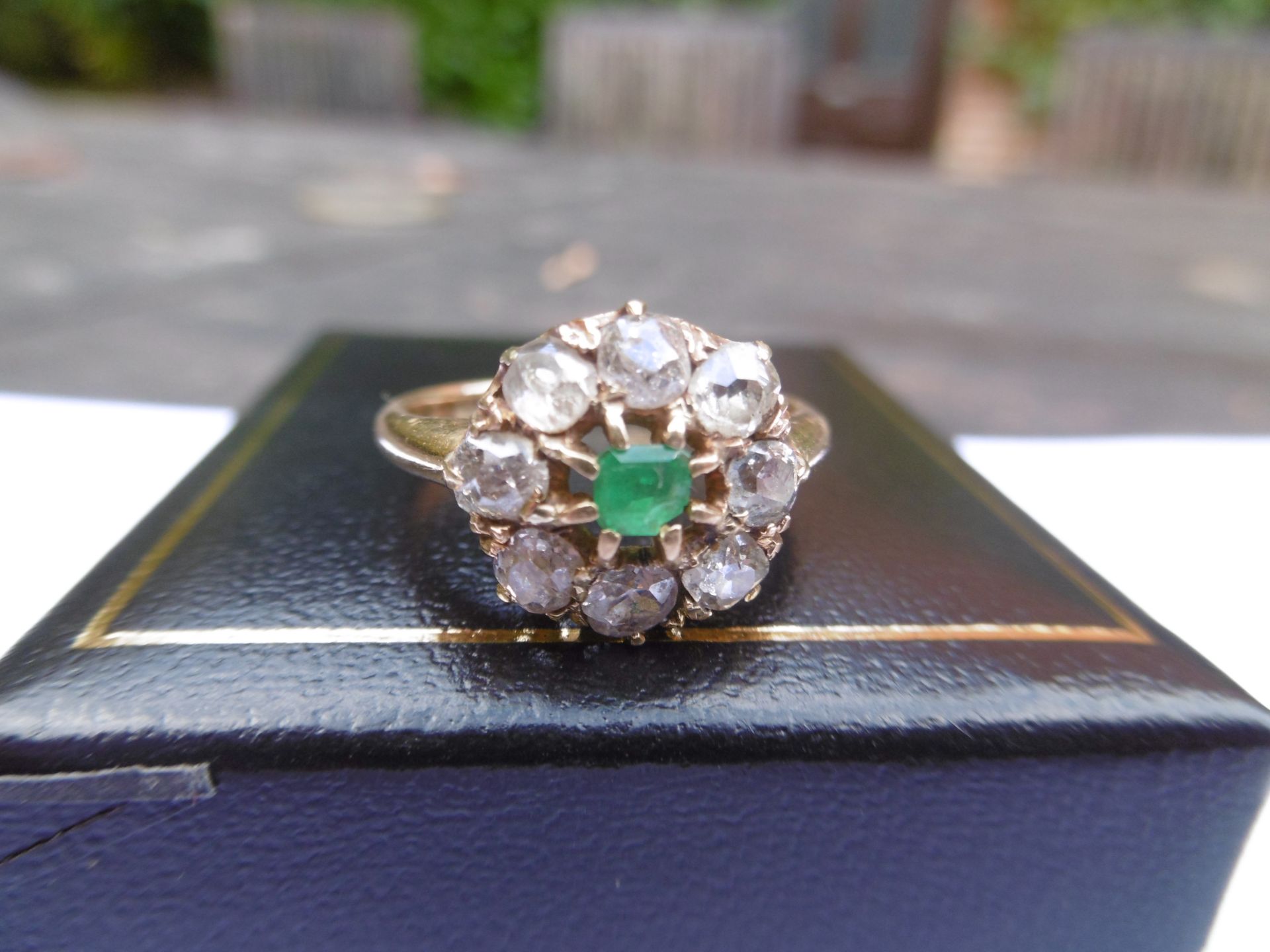 Diamond and Emerald ring