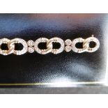 Chanel style Diamond set bracelet