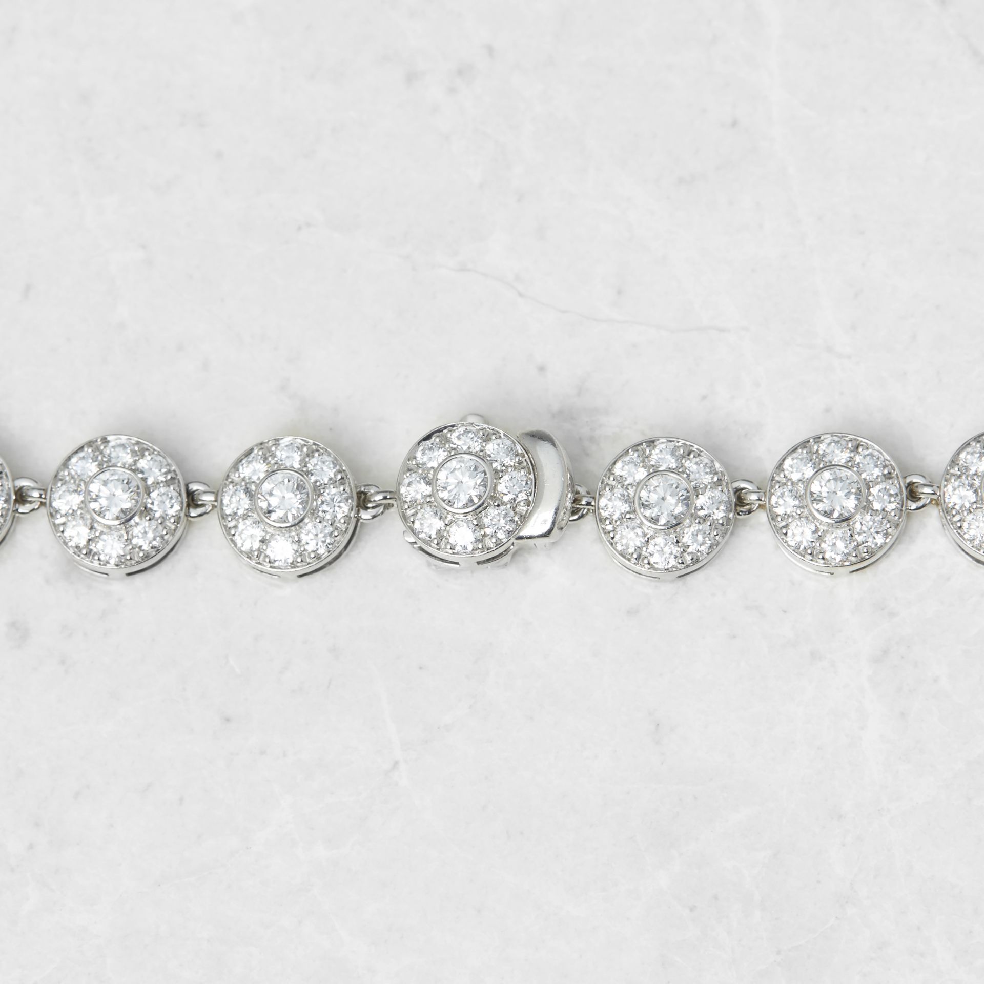 Tiffany & Co. Platinum 6.44ct Diamond Circlet Necklace with Tiffany & Co. Box - Image 9 of 14