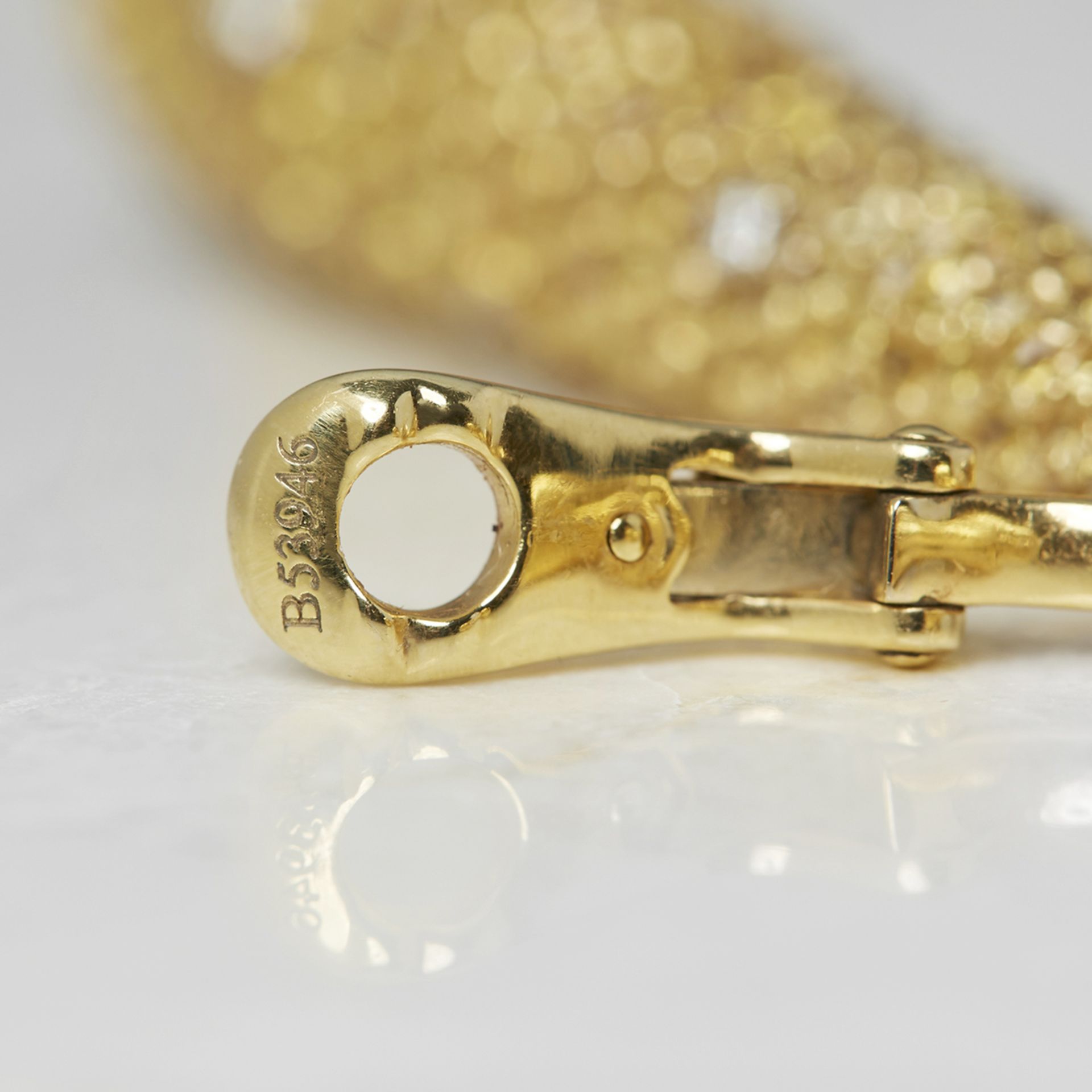 De Grisogono 18k Yellow Gold Yellow Diamond Gocce Drop Earrings with Original Earrings Pouch - Image 7 of 8