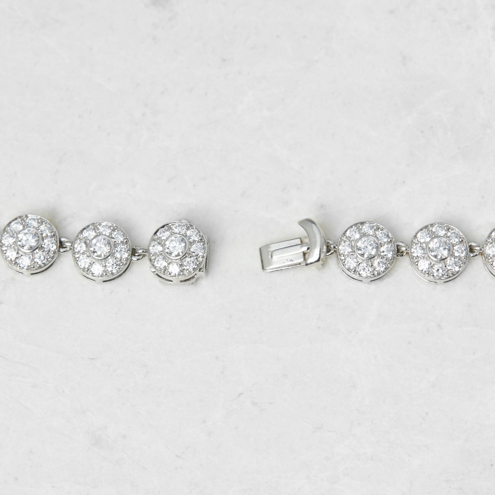 Tiffany & Co. Platinum 6.44ct Diamond Circlet Necklace with Tiffany & Co. Box - Image 10 of 14
