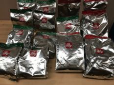 Illy Coffee Sachets - 14 Packets each Containing 25 servings