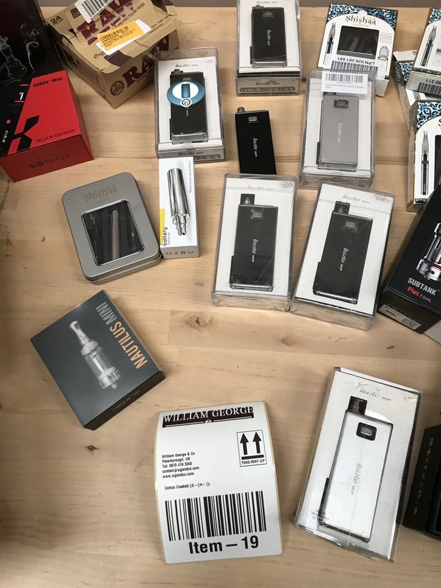 E-Cigarettes, E-liquids, Box Mods & Vaping Accessories - multiple units