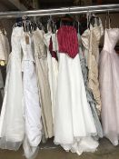 Pallet of 33 Wedding Dresses - Delivery Available