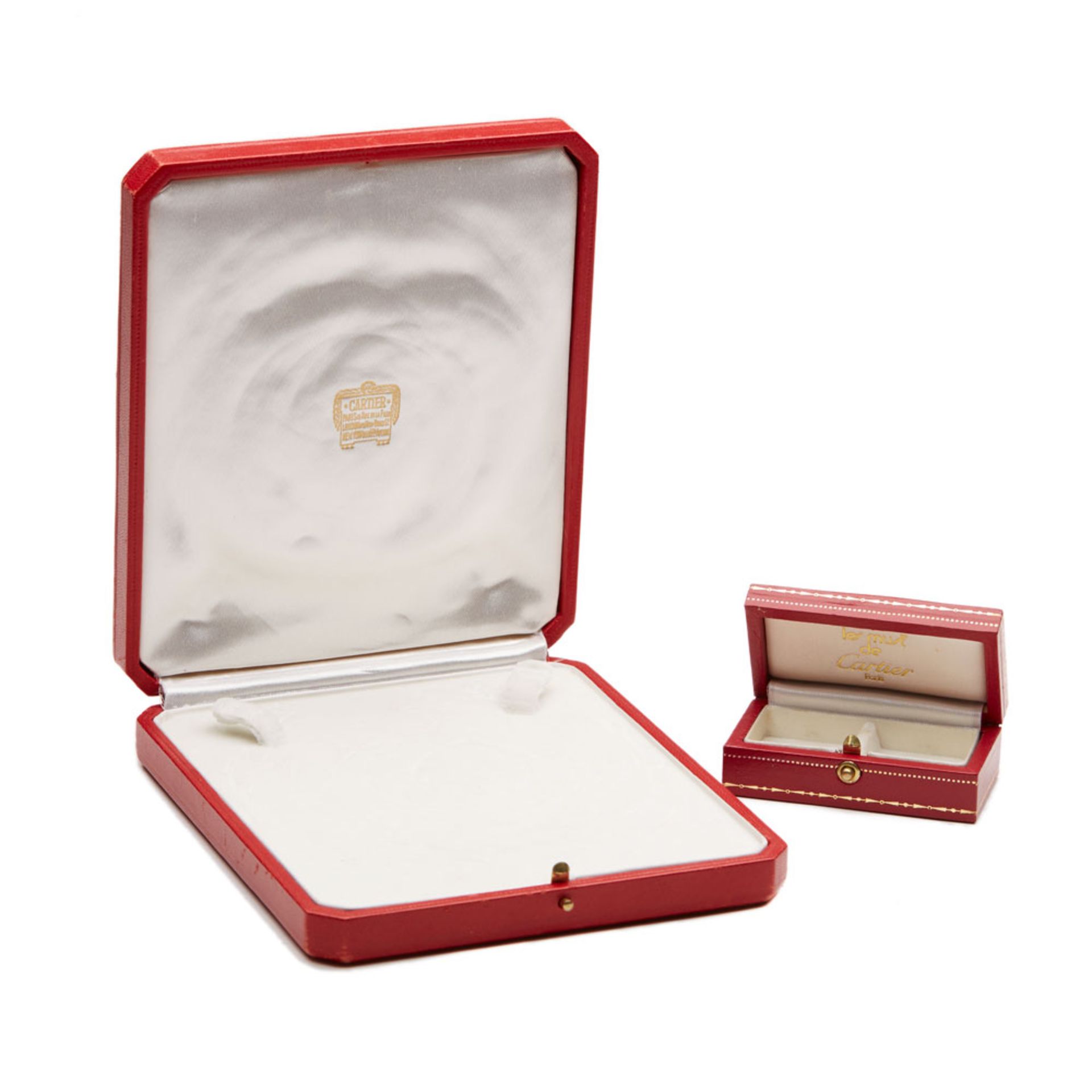 Cartier 18k Yellow, White & Rose Gold Trinity Suite with Cartier Boxes - Bild 10 aus 10