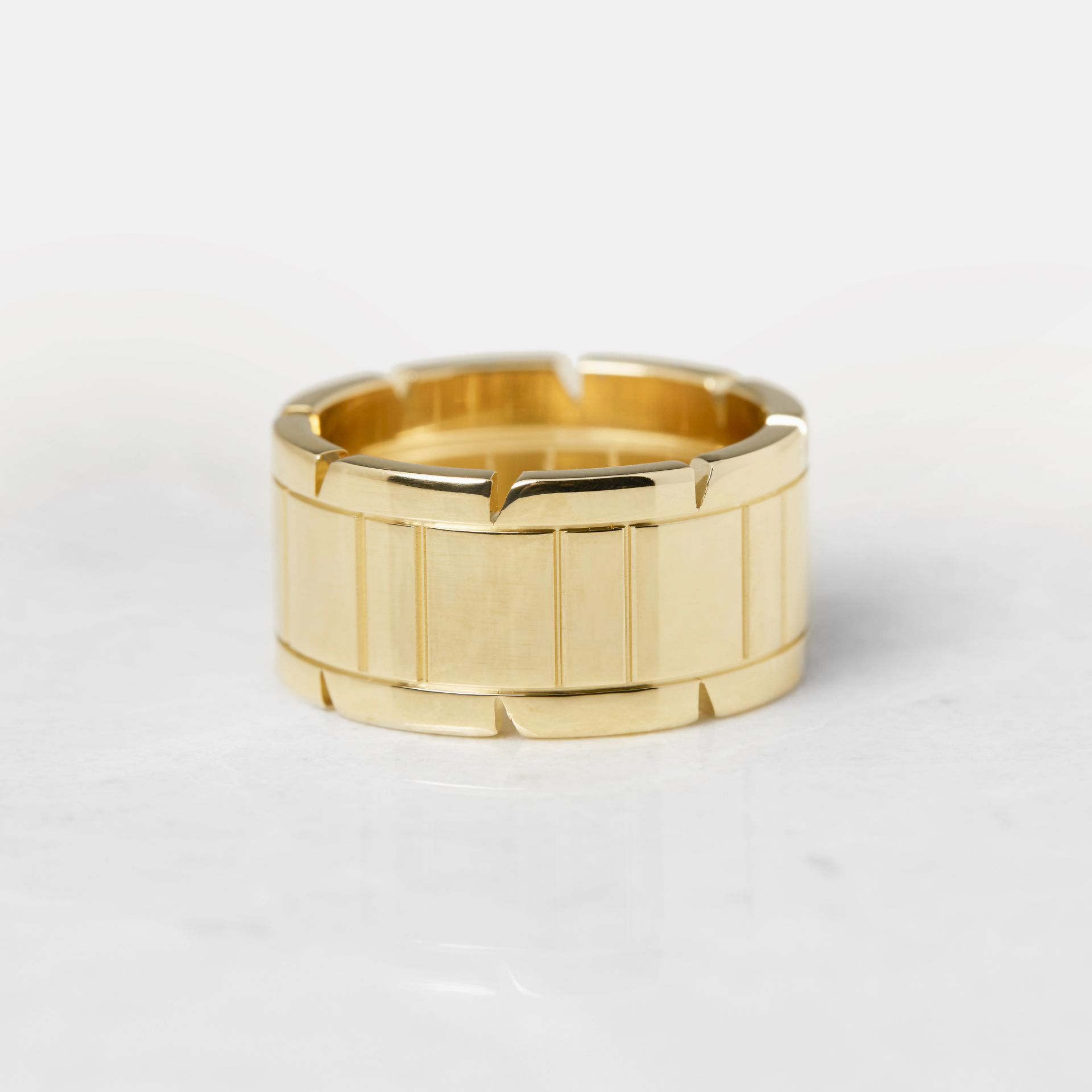 Cartier 18k Yellow Gold Tank Francaise Ring with Presentation Box - Bild 9 aus 13