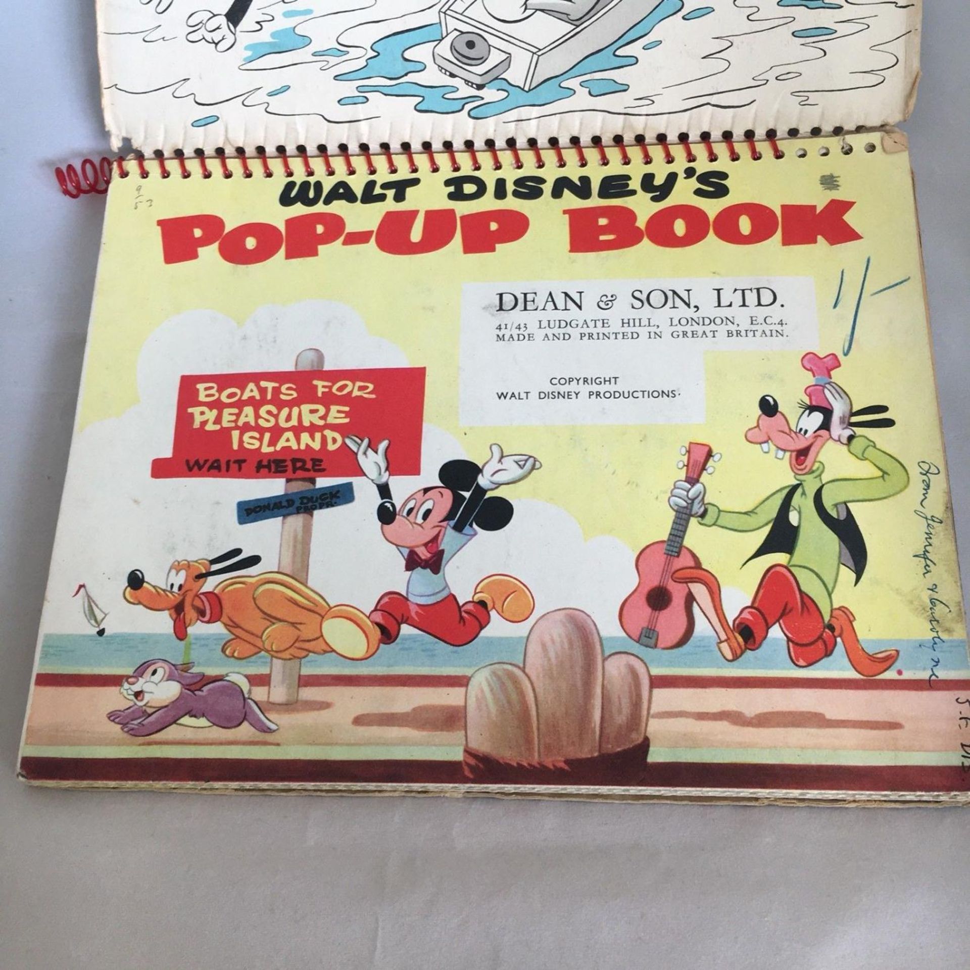 Vintage Dean's Walt Disney Pop-Up Book - Image 2 of 4