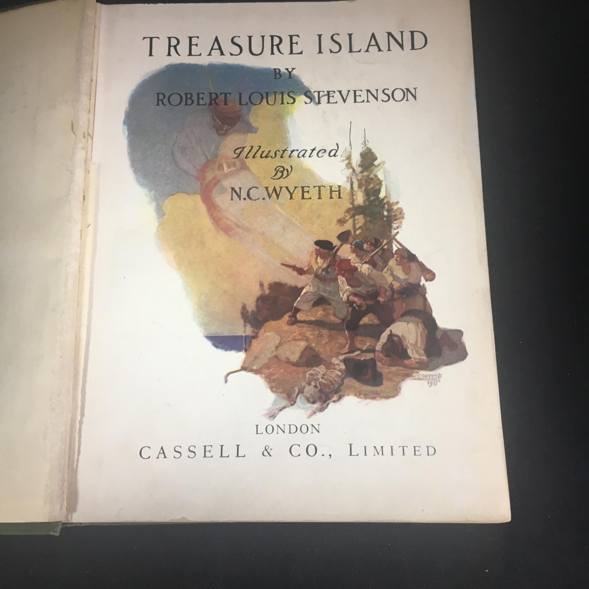 Treasure Island by Robert Louis Stevenson1911 - Image 2 of 4