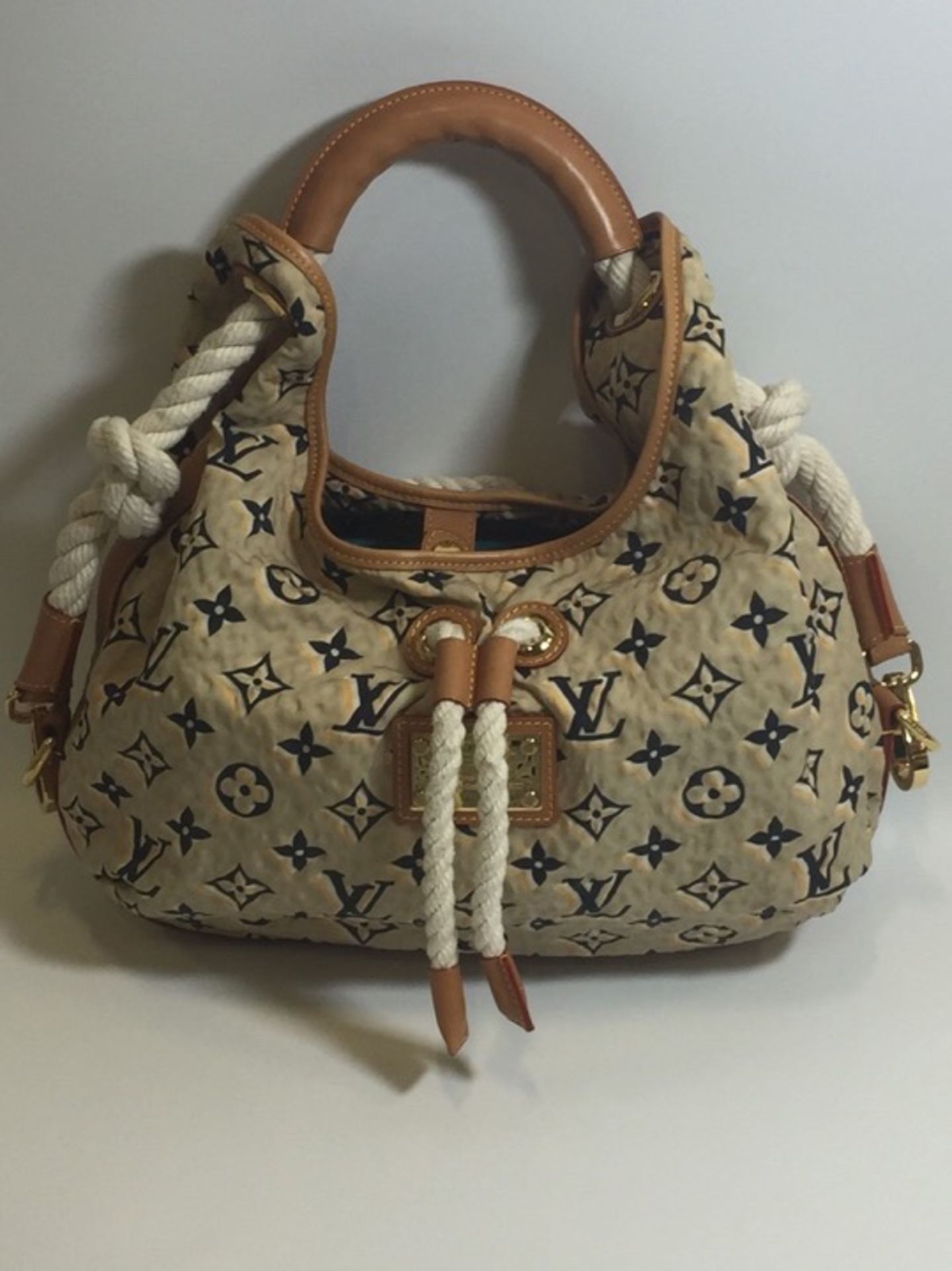 LOUIS VUITTON Limited Edition Tan Monogram Bulles MM Bag - Image 6 of 12