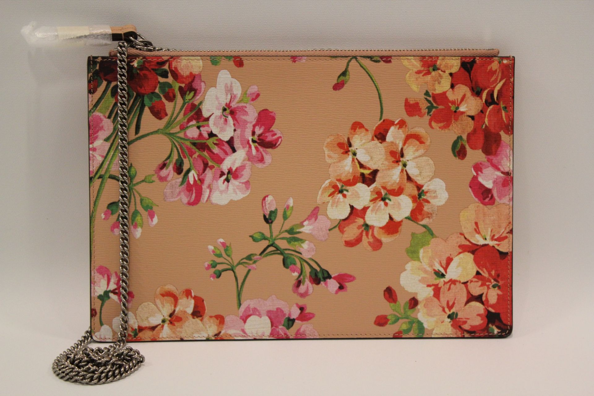 GUCCI Blooms Chain Bag _ Peach/Blush