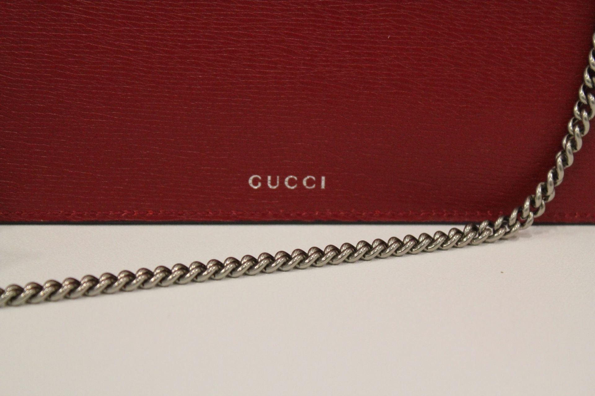 GUCCI Blooms Chain Bag _ Red - Image 4 of 5