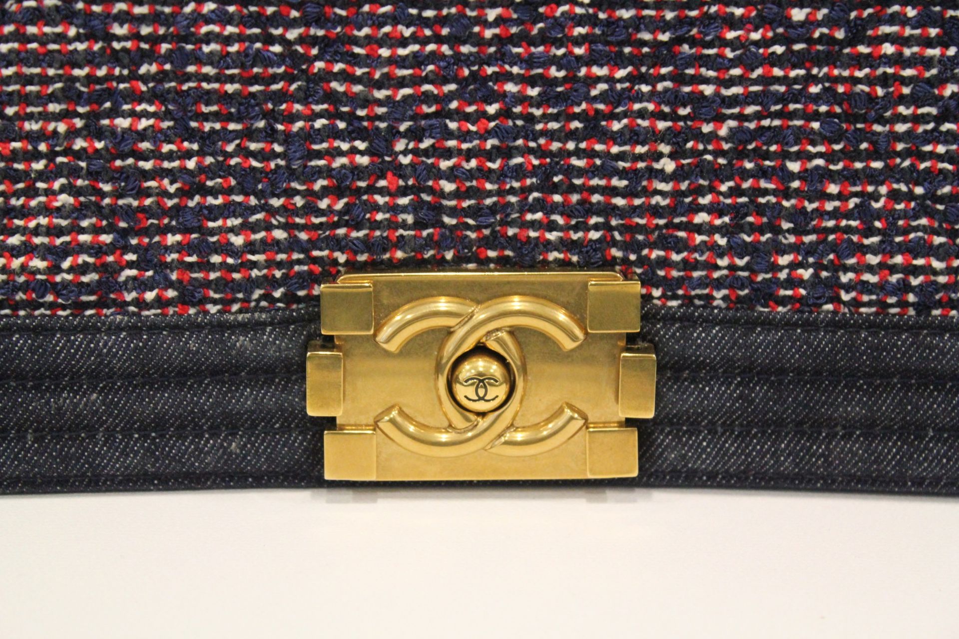CHANEL Special Edition Le Boy Bag _ (New Medium Size) _ Denim|Leather|Tweed - Image 7 of 10