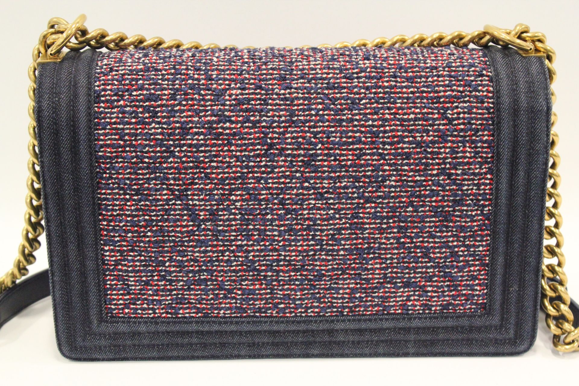 CHANEL Special Edition Le Boy Bag _ (New Medium Size) _ Denim|Leather|Tweed - Image 8 of 10