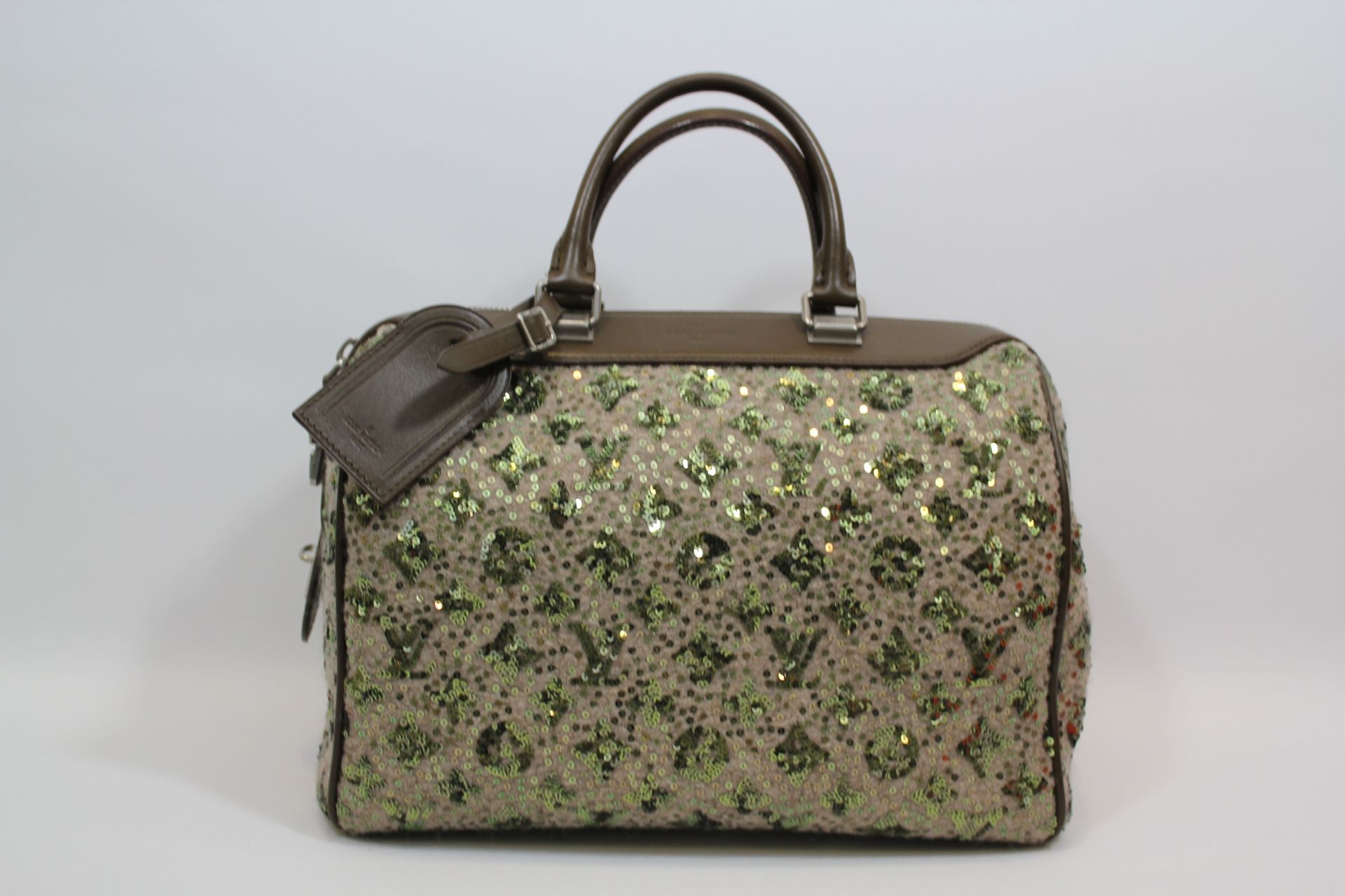 LOUIS VUITTON Limited Edition Khaki Monogram Sunshine Express Speedy Bag