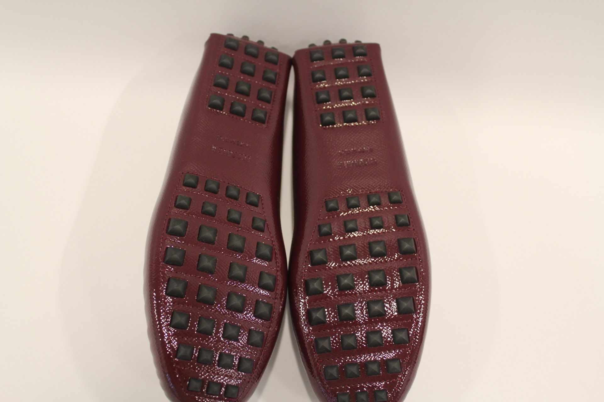 HERMES Irvine Loafers, Oxblood patent - Image 4 of 7