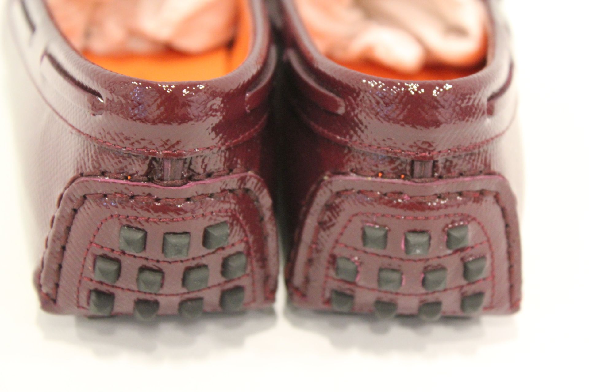 HERMES Irvine Loafers, Oxblood patent - Image 3 of 7