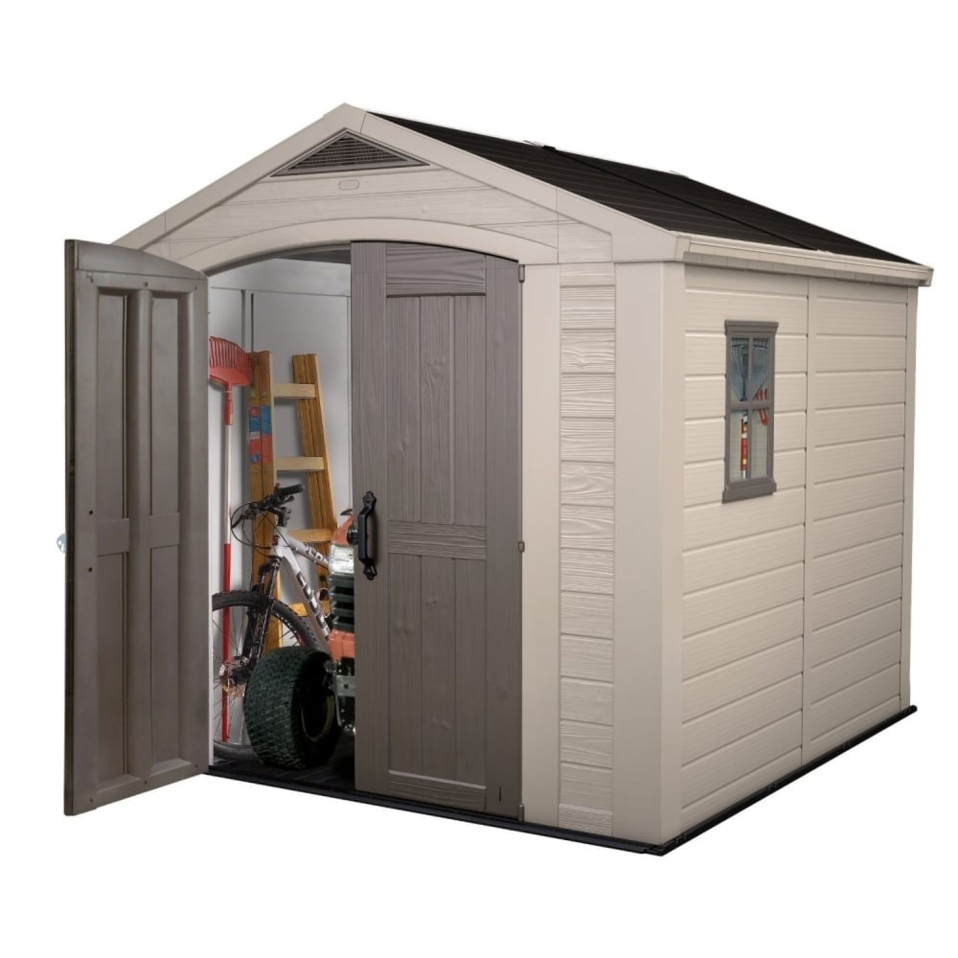 Brand new and boxed Keter Factor 8x8 shed - RRP £750