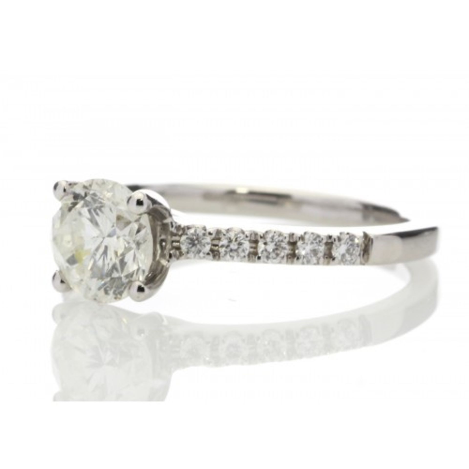 0.69ct diamond set solitaire ring in 18ct gold. Centre stone 0.52ct, G colour and SI2 clarity. - Image 2 of 5