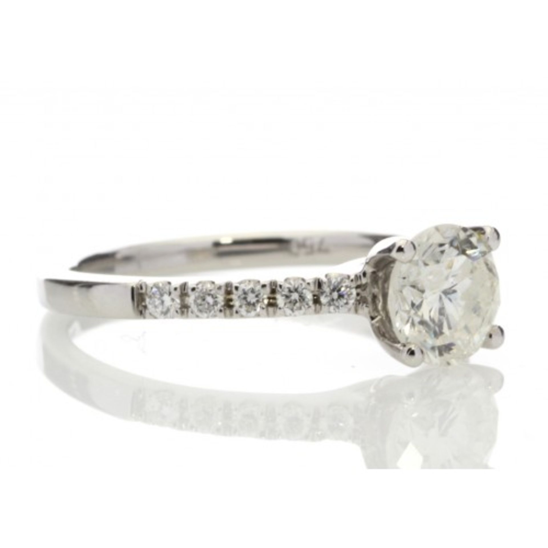 0.69ct diamond set solitaire ring in 18ct gold. Centre stone 0.52ct, G colour and SI2 clarity. - Image 3 of 5