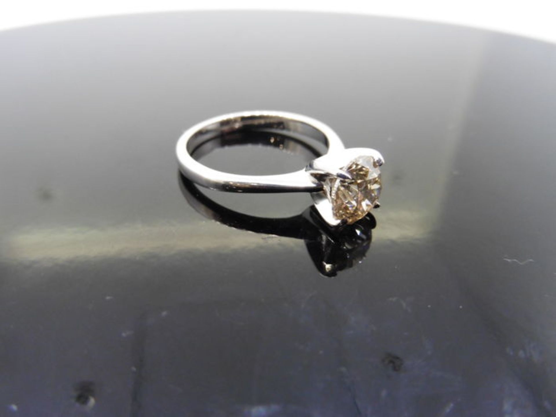 0.72ct diamond solitaire ring with a brilliant cut diamond. L colour and VS clarity. Set in 18ct