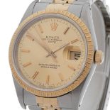 Rolex Oyster Perpetual Date 36mm Stainless Steel & 18k Yellow Gold 15233