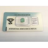 1.80ct Natural Emerald with IGI Certificate