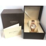 ZEITNER COUTRE AUTOMATIC LADIES WATCH WITH ORIGINAL BOX AND MANNUAL