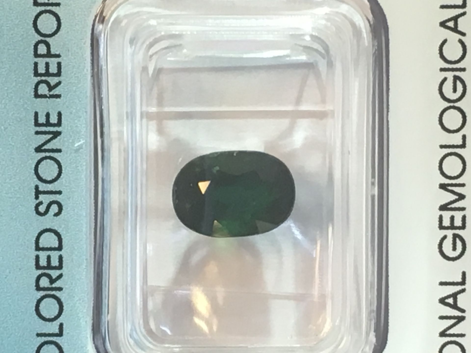 2.37ct Natural Green Garnet (Tsavorite) with IGI Certificate - Image 2 of 4