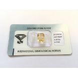 3.06ct Natural Citrine with IGI Certificate