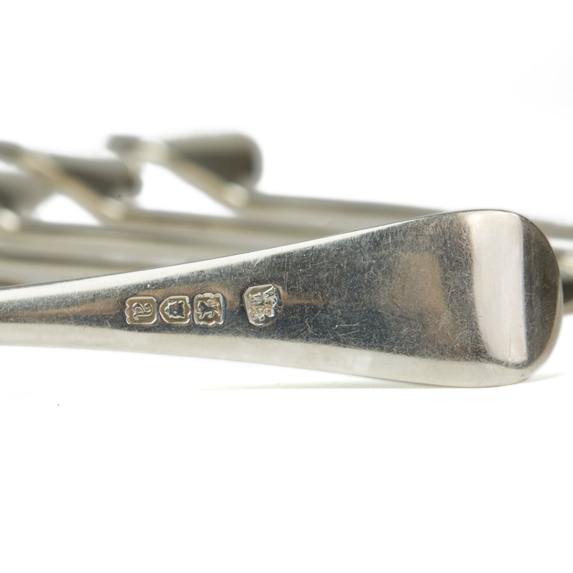 Six Johnson, Walker & Tolhurst Silver Forks London 1896 - Image 6 of 7