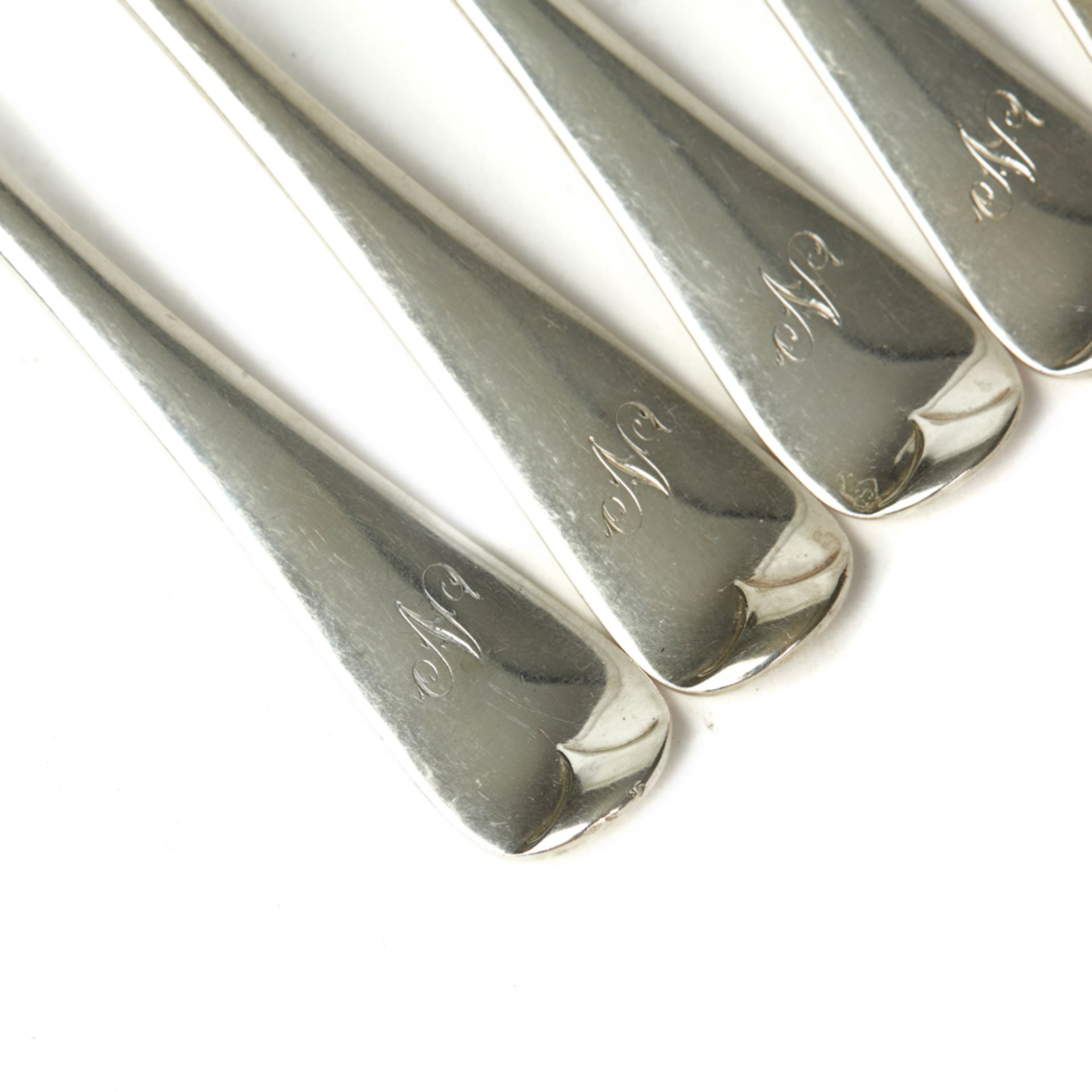 Six Johnson, Walker & Tolhurst Silver Forks London 1896 - Image 3 of 7