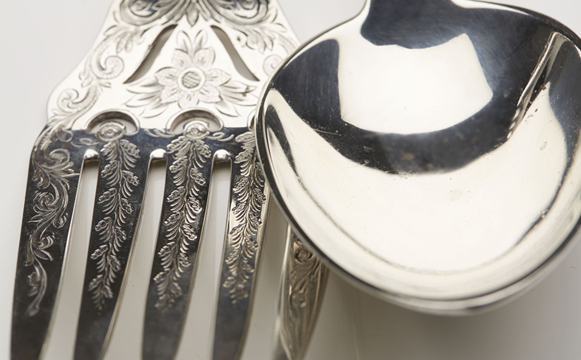 Antique Shreve, Brown & Co Silver Servers 19Th C. - Image 9 of 9