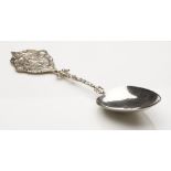 Fine Antique Continental Silver Presentation Spoon With Classical Terminal 18/19Th C.