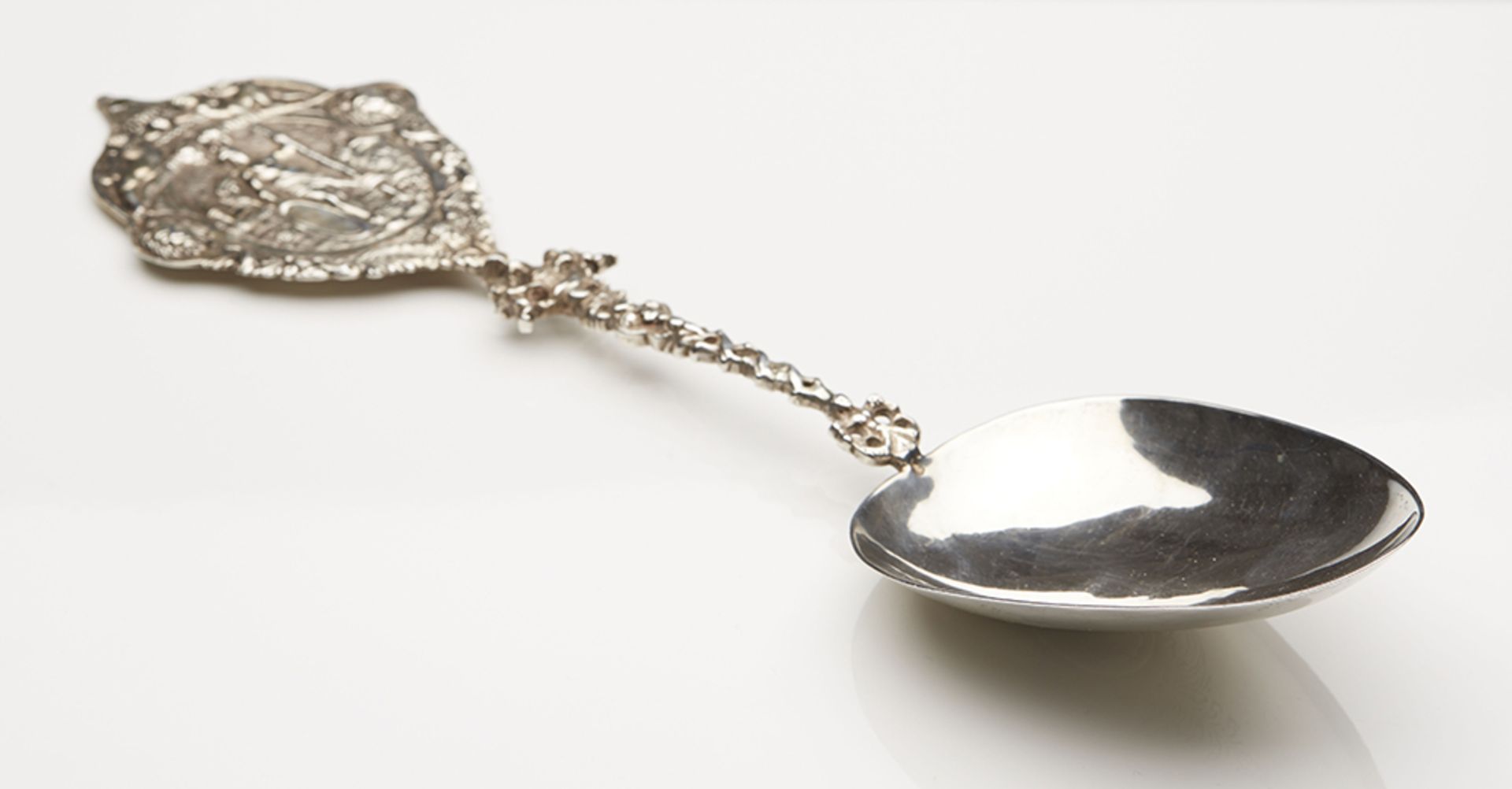 Fine Antique Continental Silver Presentation Spoon With Classical Terminal 18/19Th C.