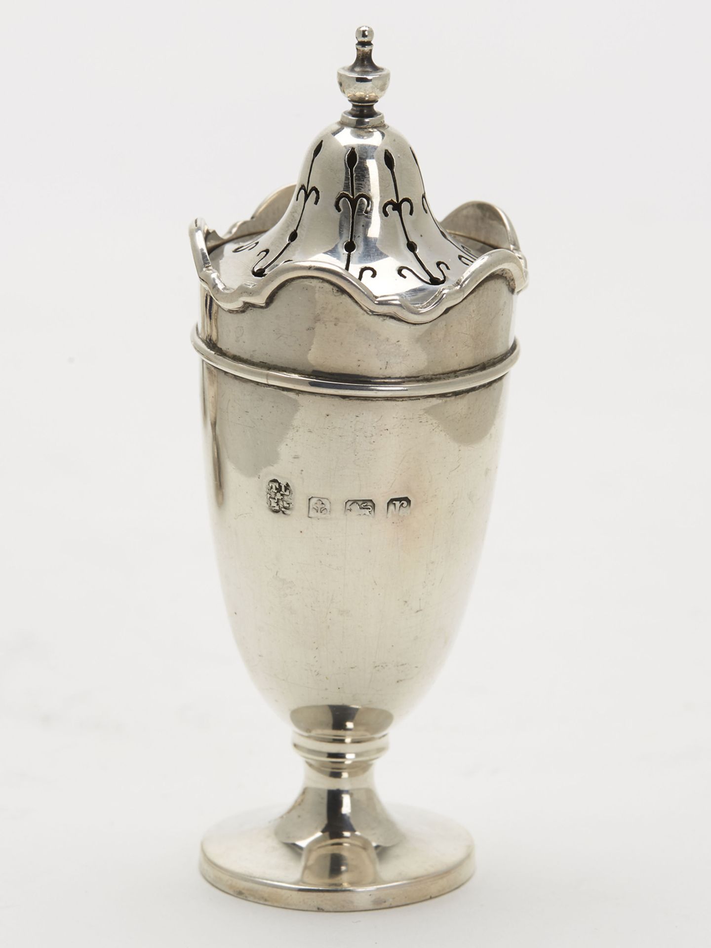 Cased Antique Silver Cruet Set Latham & Morton 1916 - Image 4 of 16