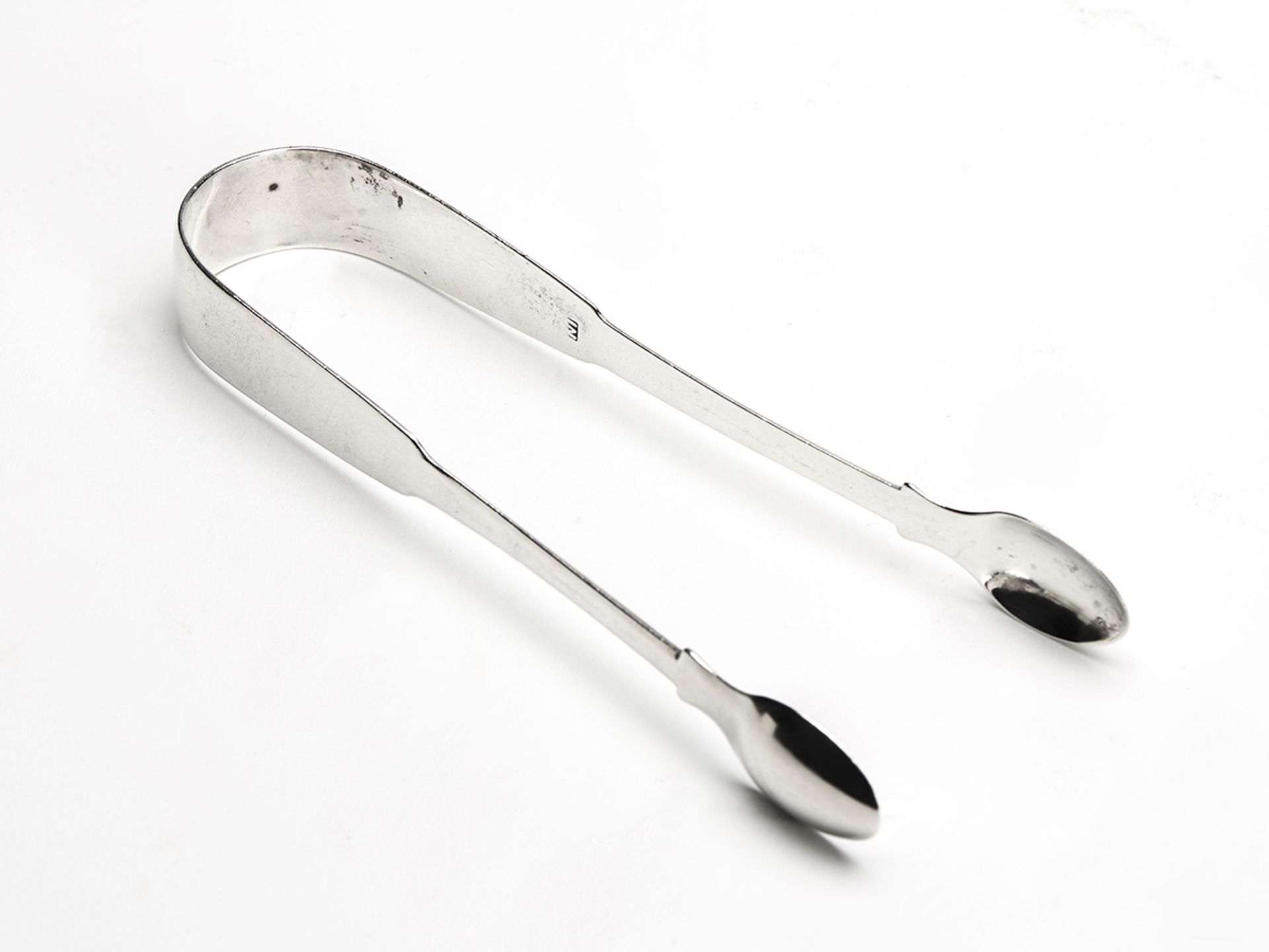 Georgian Silver Pair Sugar Tongs Early 19Th C.