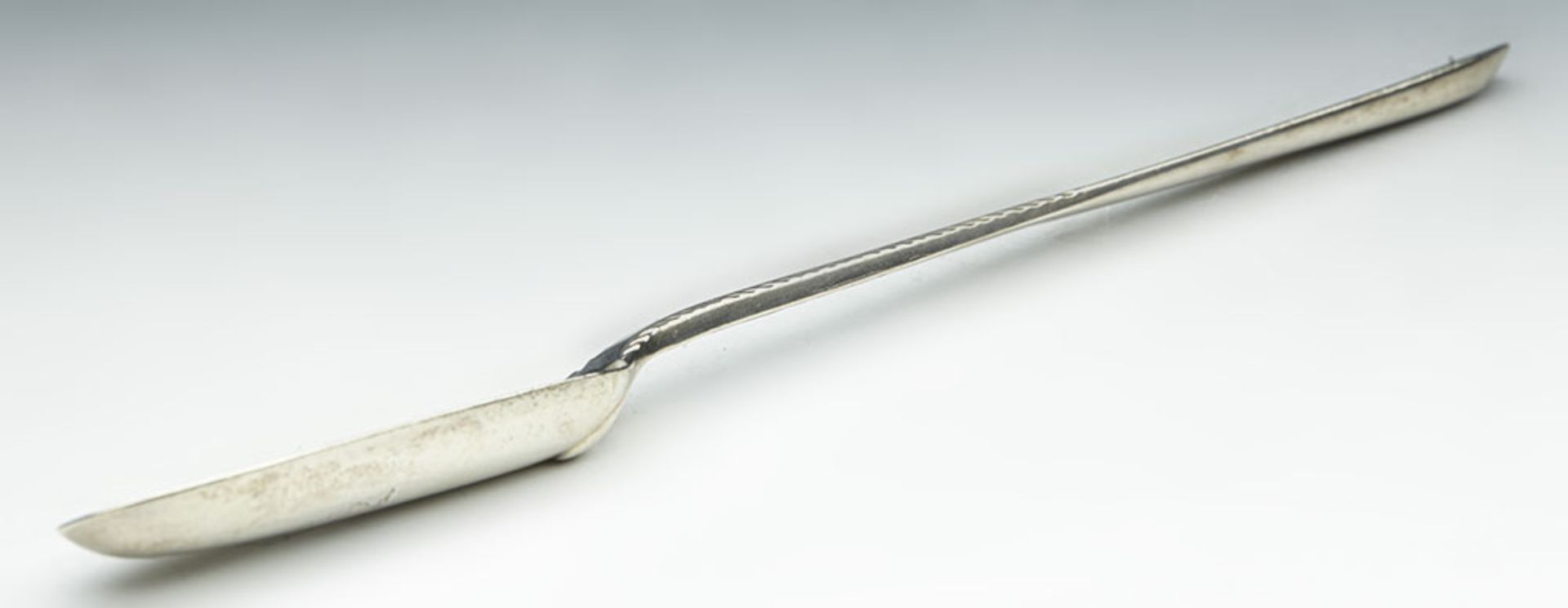 Antique Georgian Silver Marrow Scoop By T & W Chawner London 1759 - Image 2 of 10