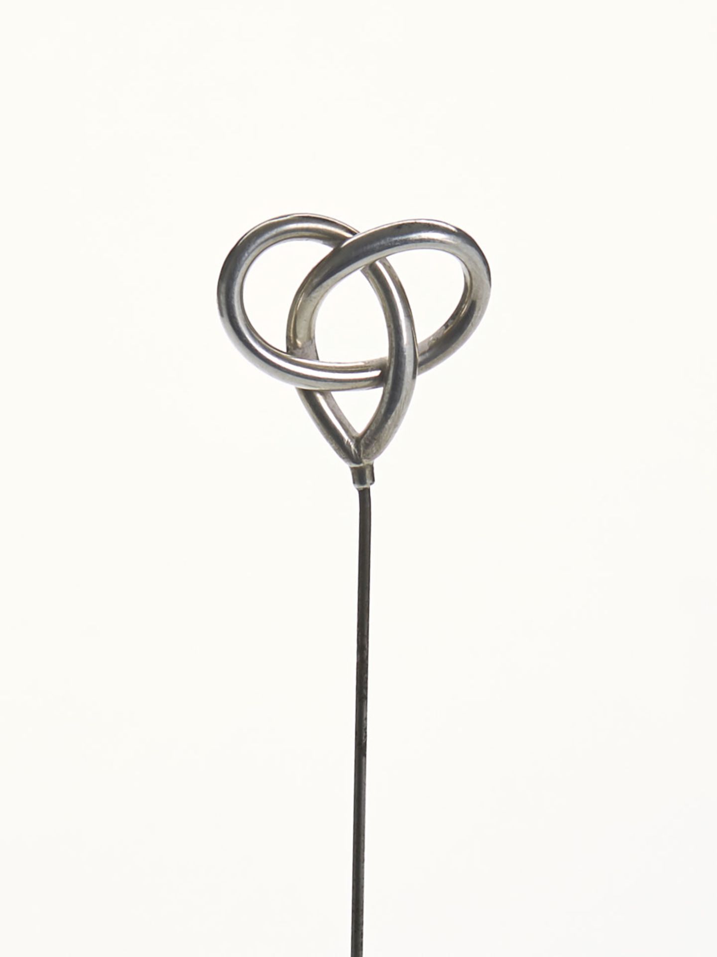 Art Nouveau Charles Horner Large Knot Silver Hatpin C.1910