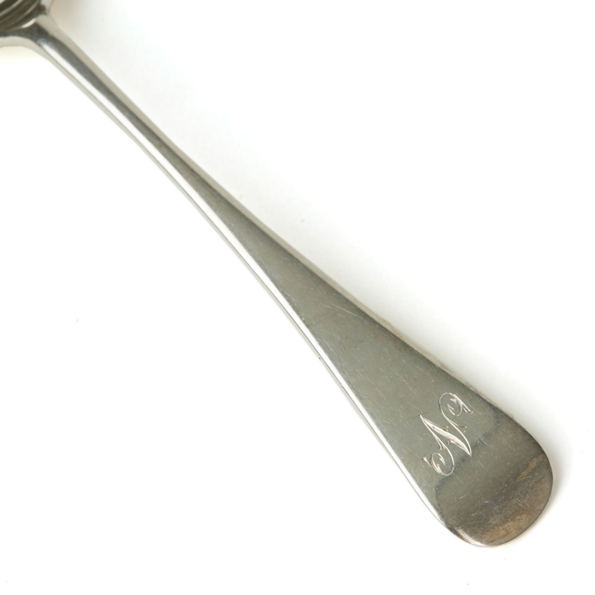 Six Chawner & Co Silver Desert Forks London 1876 - Image 2 of 4