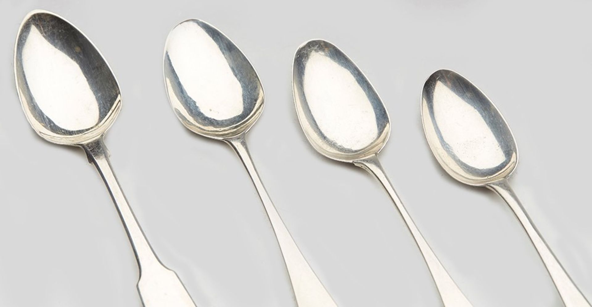 Fine Collection Georgian & William Iv Silver Teaspoons 1793 - 1827 - Image 2 of 7