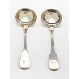 Pair Silver Ladles William Jamieson Aberdeen C.1830
