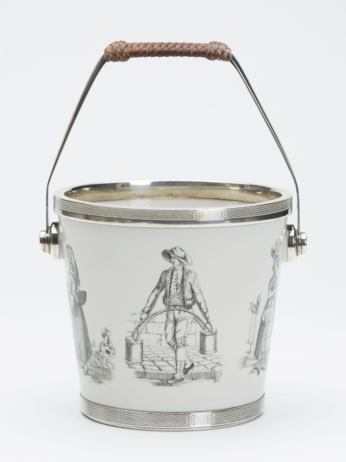 Scandinavian Silver Mounted Figural Ice Bucket - Image 2 of 11