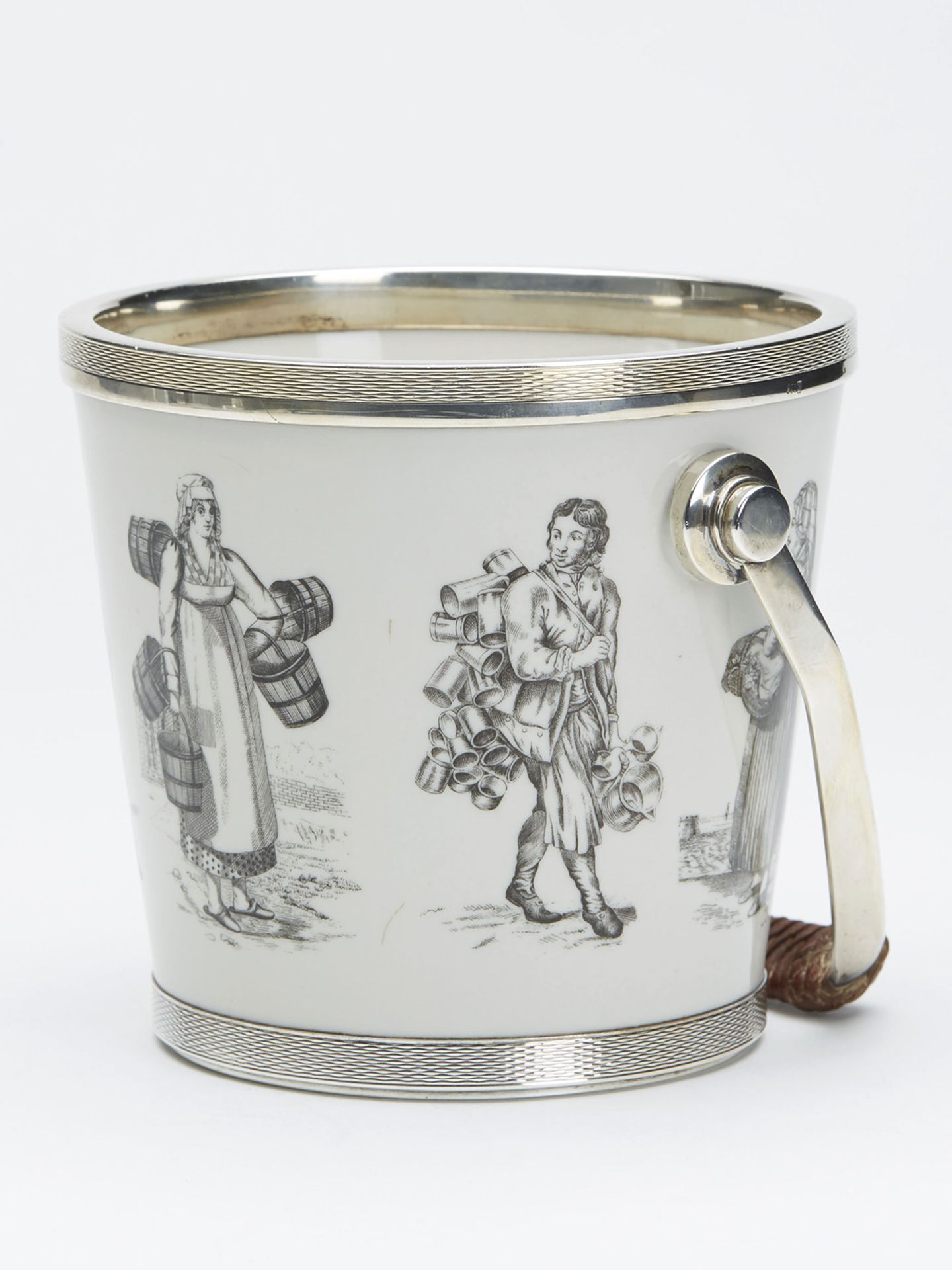 Scandinavian Silver Mounted Figural Ice Bucket - Image 11 of 11