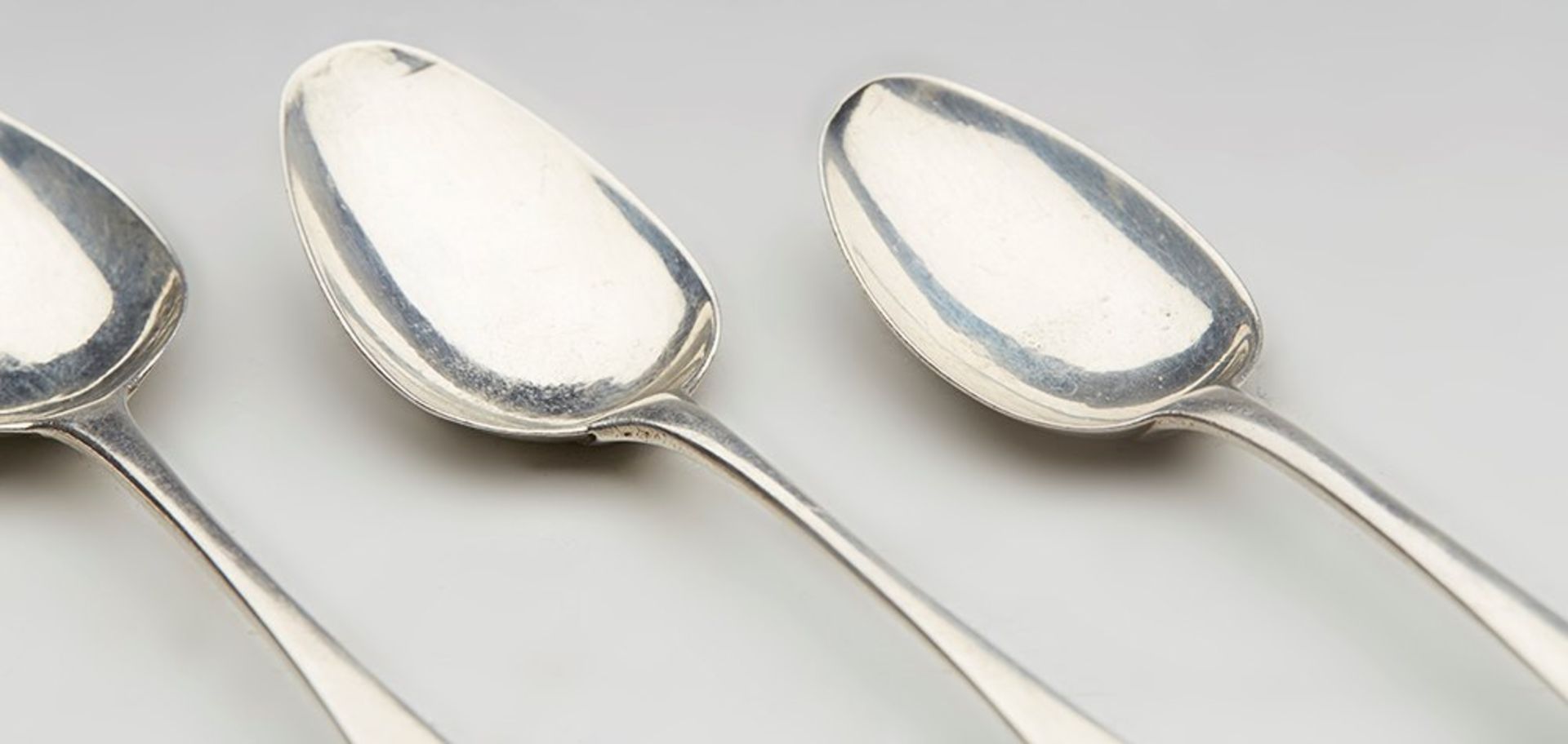 Fine Collection Georgian & William Iv Silver Teaspoons 1793 - 1827 - Image 6 of 7