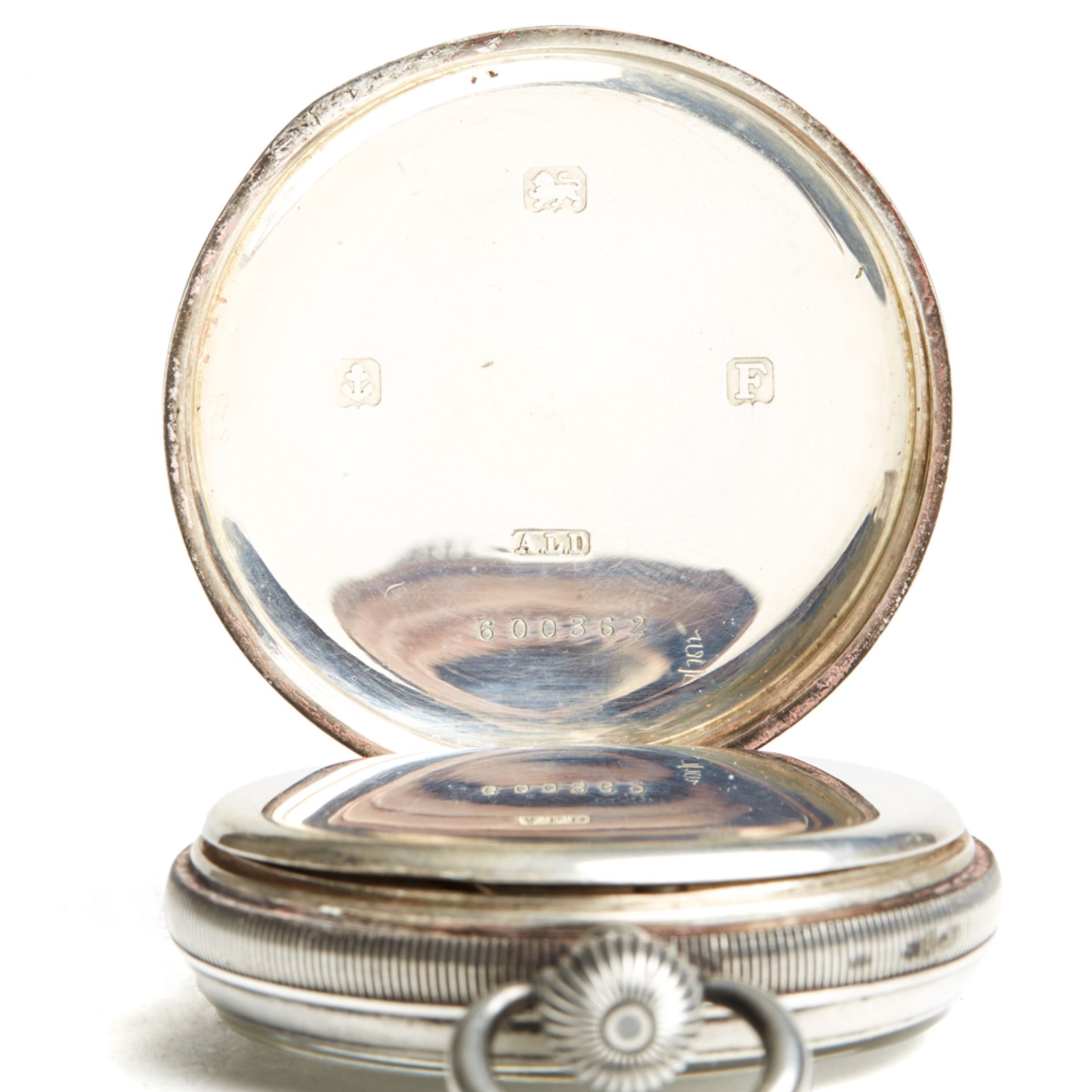 Vintage Swiss Bulla Denison Case Silver Pocket Watch C.1930 - Image 4 of 11